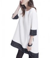 photo The Daniella Dress by Hatch Collection, color Ivory Black Boucle - Image 7