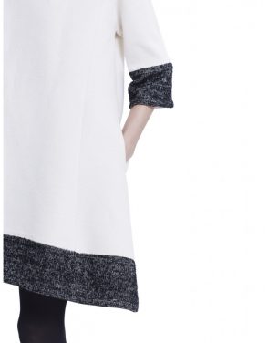 photo The Daniella Dress by Hatch Collection, color Ivory Black Boucle - Image 9