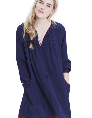 photo The Gemma Dress by Hatch Collection, color Navy - Image 2