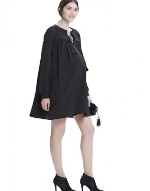 photo The Gemma Dress by Hatch Collection, color Black - Image 10