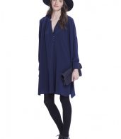 photo The Yves Tunic Dress by Hatch Collection, color Navy - Image 5