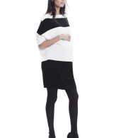photo The Agyness Dress by Hatch Collection, color White-Black Stripe - Image 6