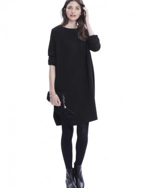 photo The Waffle Crew Dress by Hatch Collection, color Black - Image 3