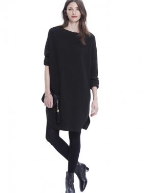 photo The Waffle Crew Dress by Hatch Collection, color Black - Image 6
