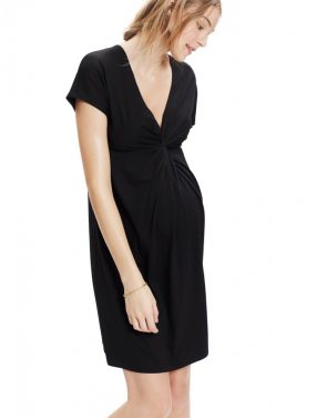 photo The Twist Dress by Hatch Collection, color Black - Image 4