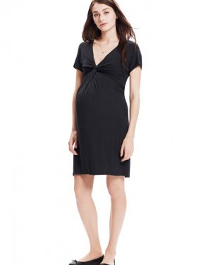 photo The Twist Dress by Hatch Collection, color Charcoal - Image 5