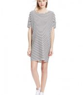 photo The Afternoon Dress by Hatch Collection, color Black Ivory Stripe - Image 5