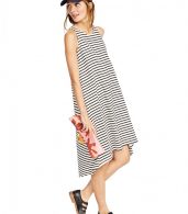 photo The Nantucket Dress by Hatch Collection, color Black Ivory Stripe - Image 4