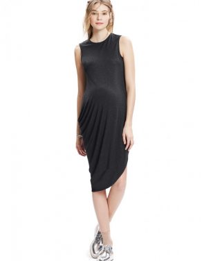 photo The Highline Dress by Hatch Collection, color Charcoal - Image 5