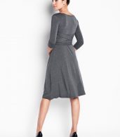 photo Sutton Wrap Dress - Grey, color Grey - Image 4