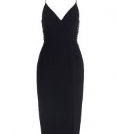 photo Crepe Harness Midi Dress by Zimmermann, Black color - Image 1
