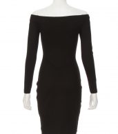 photo Daphne Off The Shoulder Dress by L'Agence 60509PONS16, Black color - Image 3