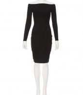 photo Daphne Off The Shoulder Dress by L'Agence 60509PONS16, Black color - Image 4