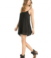 photo Lace Cut Out Dress by Amuse Society AD04AVIES16, Black Sands color - Image 3