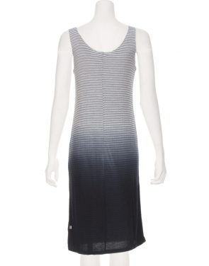 photo Brie Stripe Tank Dress by Nytt NYD3098S16, Navy Dip Dye color - Image 2