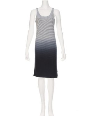 photo Brie Stripe Tank Dress by Nytt NYD3098S16, Navy Dip Dye color - Image 3