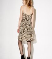 photo Jessa Bias Slip Dress by Kate Moss For Equipment Q2359E744F16, Leopard Print color - Image 3