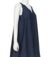 photo Unfinished Tank Dress by Harvey Faircloth T13-DR04S16, Indigo color - Image 2