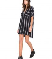 photo Sundown Stripe Dress by Amuse Society AD13BSUNF16, Black color - Image 3