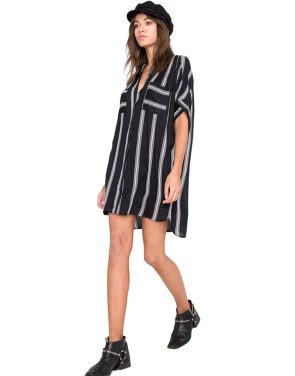 photo Sundown Stripe Dress by Amuse Society AD13BSUNF16, Black color - Image 3