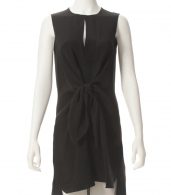 photo Sleeveless Knot Front Silk Dress by 3.1 Phillip Lim E1719369CDCF16, Black color - Image 1