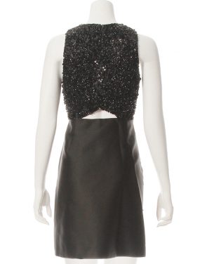 photo Cluster Sequin Embroider Dress by 3.1 Phillip Lim H1619535CLUF16, Black color - Image 4