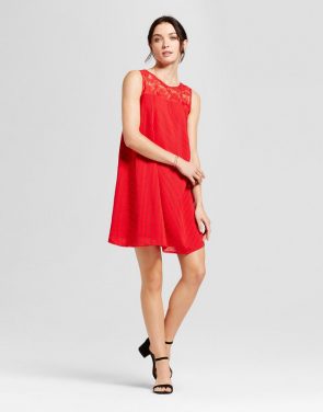 photo Shift Dress by A New Day, color Red - Image 1