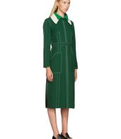 photo Green Topstitch Dress by Burberry - Image 2