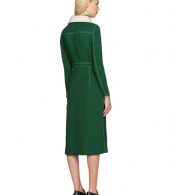 photo Green Topstitch Dress by Burberry - Image 3
