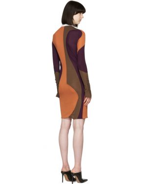 photo Multicolor Wide Collar Dress by Givenchy - Image 3