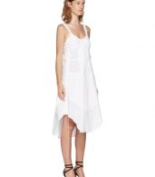 photo White Sleeveless Button Dress by Chloe - Image 2