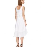photo White Sleeveless Button Dress by Chloe - Image 3