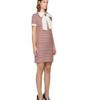 photo Tricolor Striped Bow Dress by Gucci - Image 2