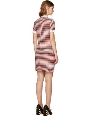 photo Tricolor Striped Bow Dress by Gucci - Image 3