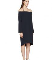 photo Navy Off-the-Shoulder Dress by Atea Oceanie - Image 2
