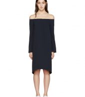 photo Navy Off-the-Shoulder Dress by Atea Oceanie - Image 1