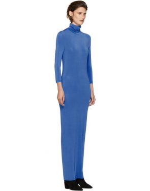 photo Blue Underpinnings Turtleneck Dress by Kwaidan Editions - Image 2