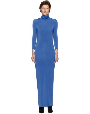 photo Blue Underpinnings Turtleneck Dress by Kwaidan Editions - Image 1