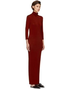 photo Red Underpinnings Turtleneck Dress by Kwaidan Editions - Image 2