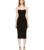 photo Black Strappy Cami Tank Dress by T by Alexander Wang - Image 1
