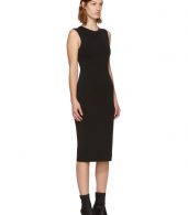 photo Black Faille Ponte Dress by T by Alexander Wang - Image 2
