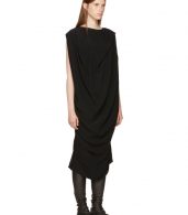 photo Black Nouveau Dress by Rick Owens - Image 2