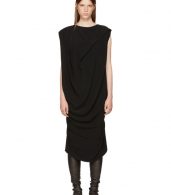 photo Black Nouveau Dress by Rick Owens - Image 1