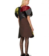 photo Multicolor Wool Tartan Mix Dress by Junya Watanabe - Image 3