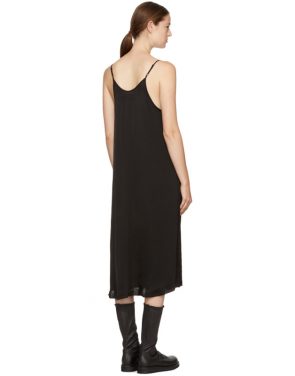 photo Black Silk Slip Dress by Raquel Allegra - Image 3