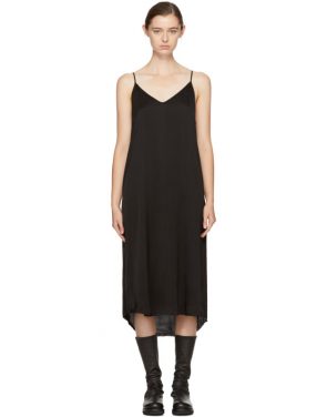 photo Black Silk Slip Dress by Raquel Allegra - Image 1