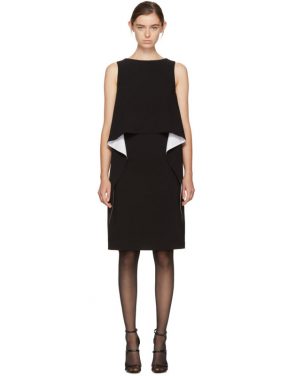photo Black and White Draped Dress by Givenchy - Image 1