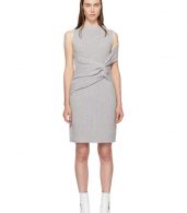 photo Grey Draped Ribbed Twist Dress by 3.1 Phillip Lim - Image 1