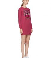 photo Pink Tiger Sweatshirt Dress by Kenzo - Image 2