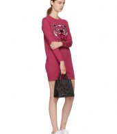 photo Pink Tiger Sweatshirt Dress by Kenzo - Image 4